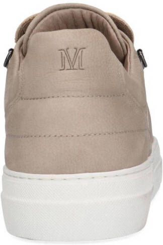 Manfield nubuck sneakers grijs