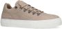 Manfield Heren Licht grijze nubuck sneakers - Thumbnail 3