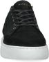 Manfield Heren Zwarte nubuck sneakers - Thumbnail 2