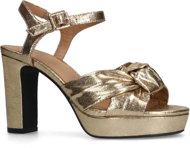 Manfield sandalettes goud