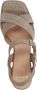 Manfield Dames Gouden sandalen met hak - Thumbnail 5