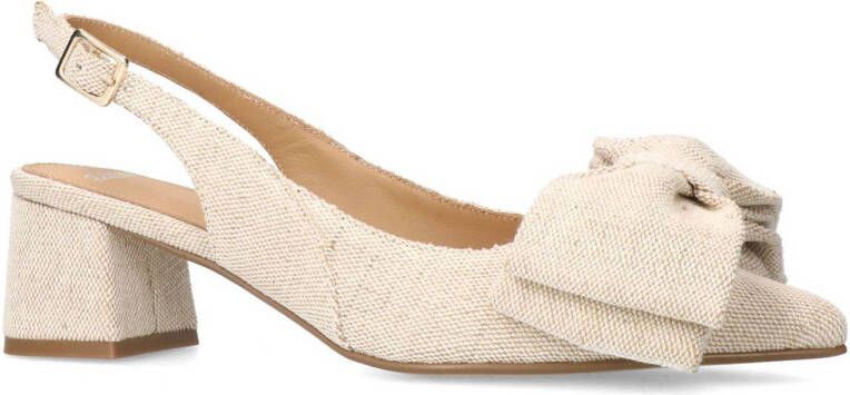 Manfield slingback pumps beige