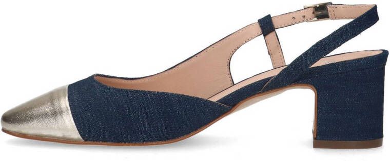 Manfield slingback pumps blauw