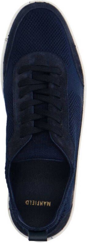 Manfield sneakers donkerblauw