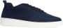 Manfield Heren Navy knit fabric sneakers - Thumbnail 5