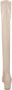 Manfield Dames Beige suèdine overknee laarzen - Thumbnail 2