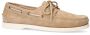 Manfield Heren Beige suède veterschoenen - Thumbnail 5