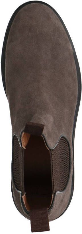 Manfield suede chelsea boots taupe