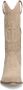 Manfield Dames Beige suède cowboylaarzen - Thumbnail 3