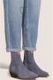 Manfield Dames Blauwe denim cowboy laarzen - Thumbnail 3