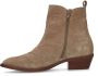 Manfield Dames Taupe suède cowboy laarzen - Thumbnail 4