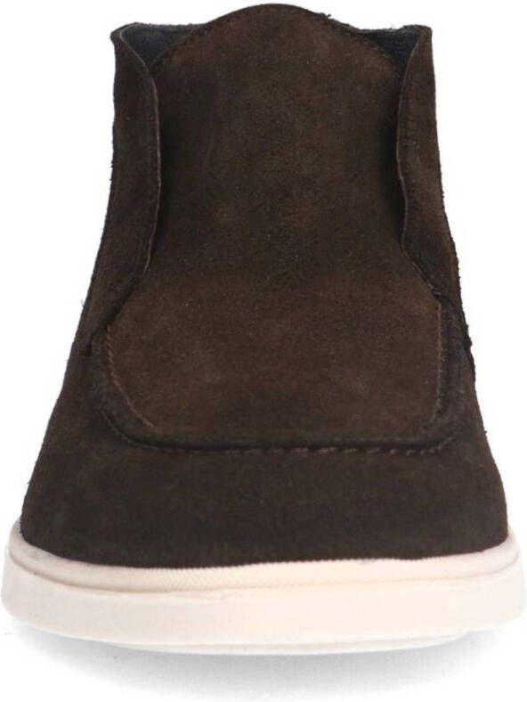 Manfield suède enkelboots bruin