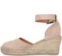 Manfield Dames Beige suède sleehakken - Thumbnail 2