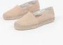 Manfield Dames Beige suède espadrilles - Thumbnail 2