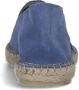 Manfield Dames Blauwe suède espadrilles - Thumbnail 3