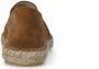 Manfield Dames Cognac suède espadrilles - Thumbnail 2