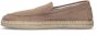 Manfield Heren Taupe suède espadrilles - Thumbnail 2