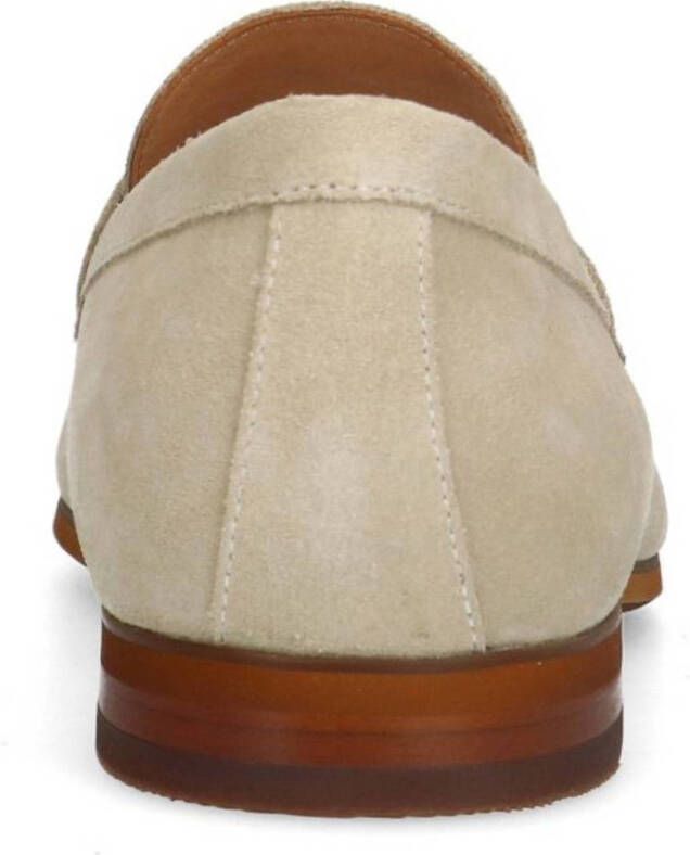 Manfield suède loafers beige