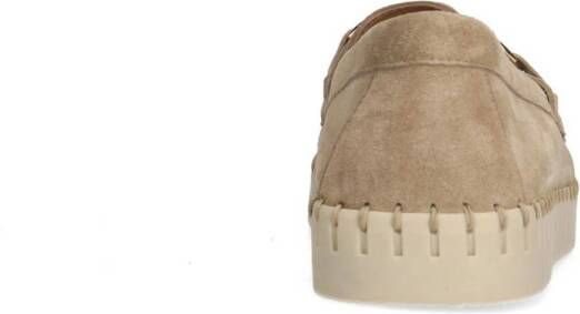 Manfield suède loafers beige