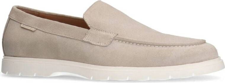 Manfield suède loafers beige