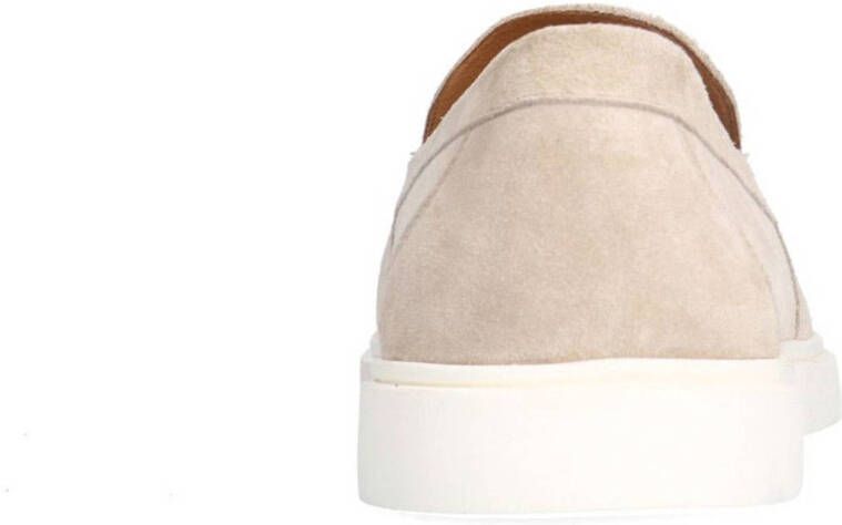 Manfield suède loafers beige