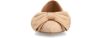 Manfield Dames Beige suède loafers met strik - Thumbnail 5
