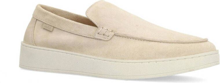Manfield suède loafers beige
