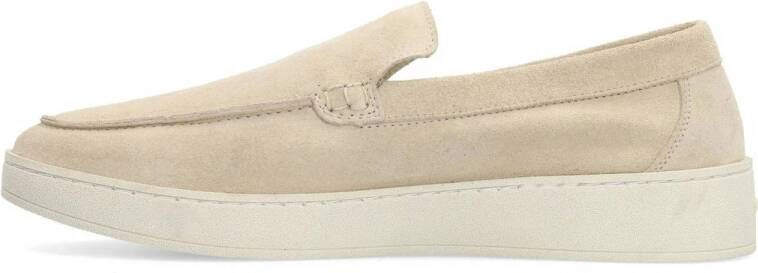 Manfield suède loafers beige