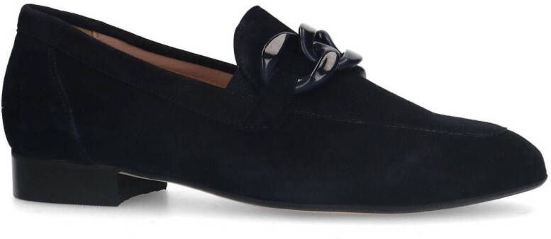 Manfield suède loafers blauw