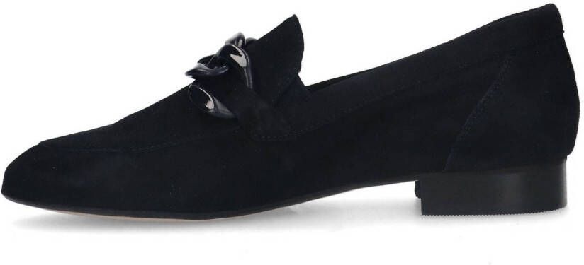 Manfield suède loafers blauw