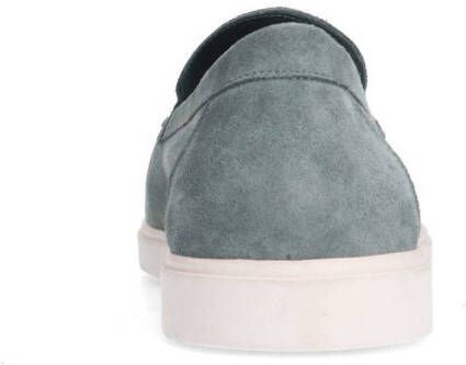 Manfield suède loafers blauw