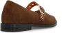Manfield Dames Cognac suède loafers - Thumbnail 4