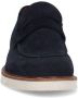 Manfield suède loafers donkerblauw - Thumbnail 2