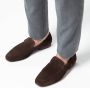 Manfield Heren Donkerbruine suède loafers - Thumbnail 2