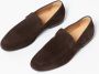 Manfield Heren Donkerbruine suède loafers - Thumbnail 3
