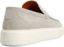 Manfield Heren Licht grijze suède loafers - Thumbnail 5