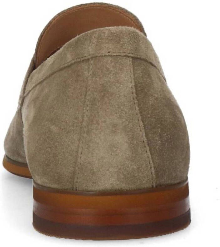 Manfield suède loafers taupe