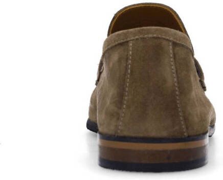 Manfield suède loafers taupe