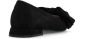 Manfield Dames Zwarte suède loafers - Thumbnail 4