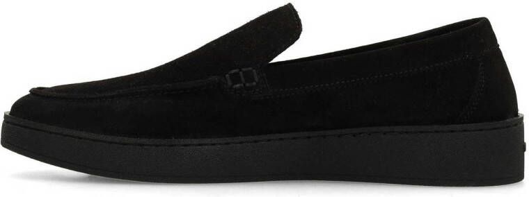 Manfield Heren Zwarte suède loafers - Foto 3