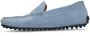 Manfield Heren Blauwe suède loafers - Thumbnail 2