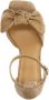 Manfield Dames Beige suède sandalen met hak - Thumbnail 4