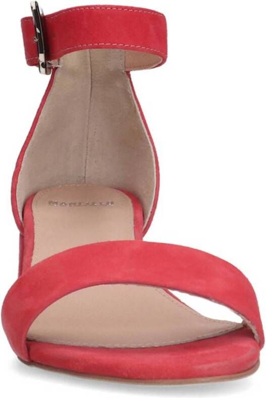 Manfield suède sandalettes roze