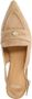 Manfield suède slingback loafers beige - Thumbnail 4