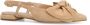 Manfield suède slingback loafers beige - Thumbnail 4