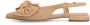 Manfield suède slingback loafers beige - Thumbnail 5