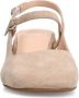 Manfield Dames Beige suède slingbacks - Thumbnail 4