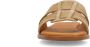 Manfield Dames beige suède slippers - Thumbnail 4