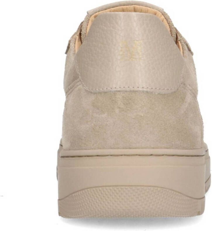 Manfield suède sneakers beige