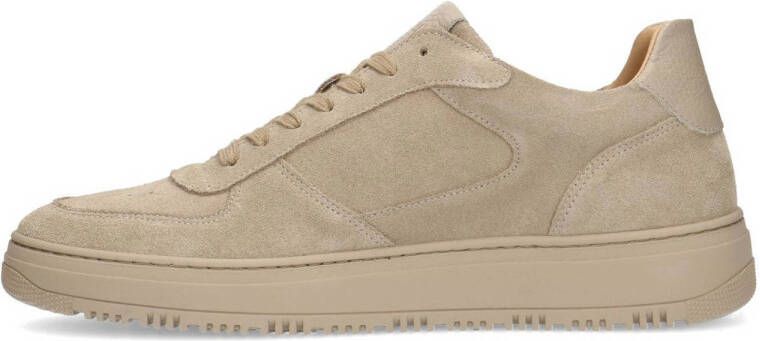 Manfield suède sneakers beige